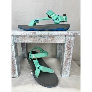 Teva Hurricane Sandals Youth Size 6 Teal Blue‎ Strappy Sport Hiking Water Shoes